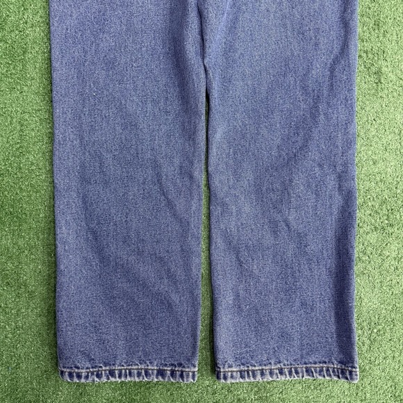 RedHead Flannel Lined Jeans Mens 36 X 30 Blue - Picture 6 of 8